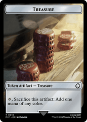 Treasure (0018) // Warrior Double-Sided Token [Fallout Tokens] MTG Single Magic: The Gathering  | Multizone: Comics And Games