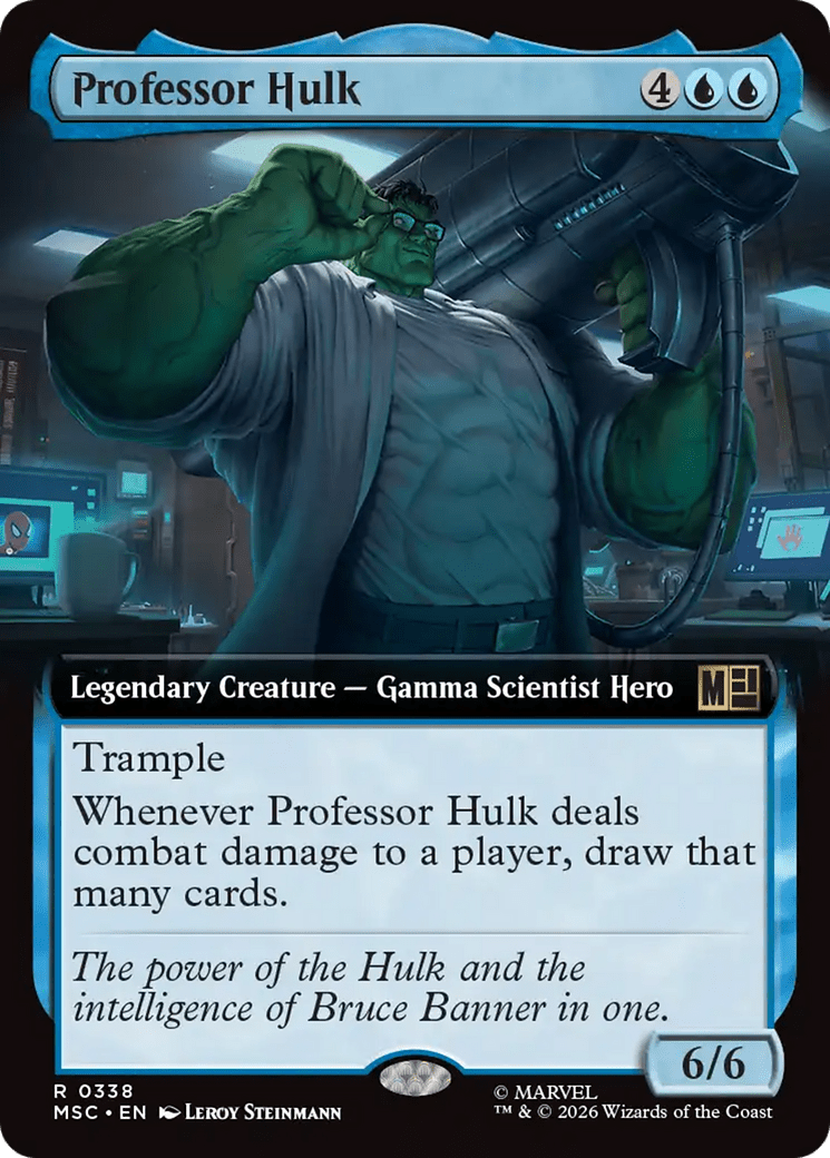 Professor Hulk (Extended Art) [Marvel Super Heroes Commander] MTG Single Magic: The Gathering  | Multizone: Comics And Games