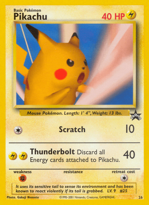 Pikachu (26) [Wizards of the Coast: Black Star Promos] Pokemon Single Pokémon  | Multizone: Comics And Games