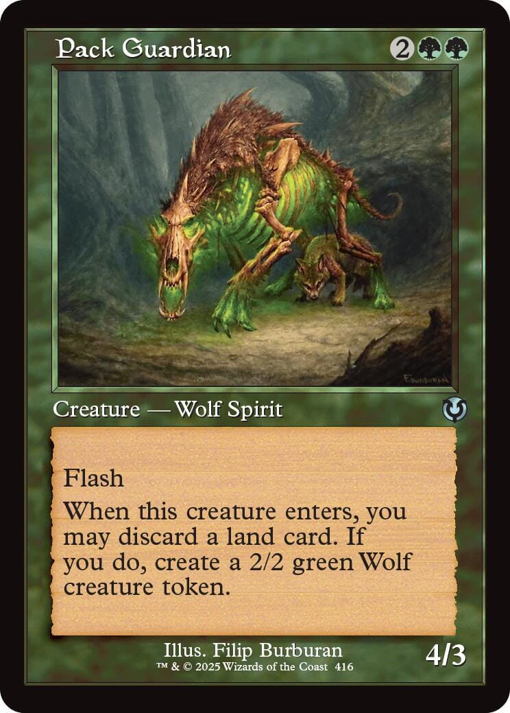Pack Guardian (Retro Frame) [Innistrad Remastered] MTG Single Magic: The Gathering  | Multizone: Comics And Games