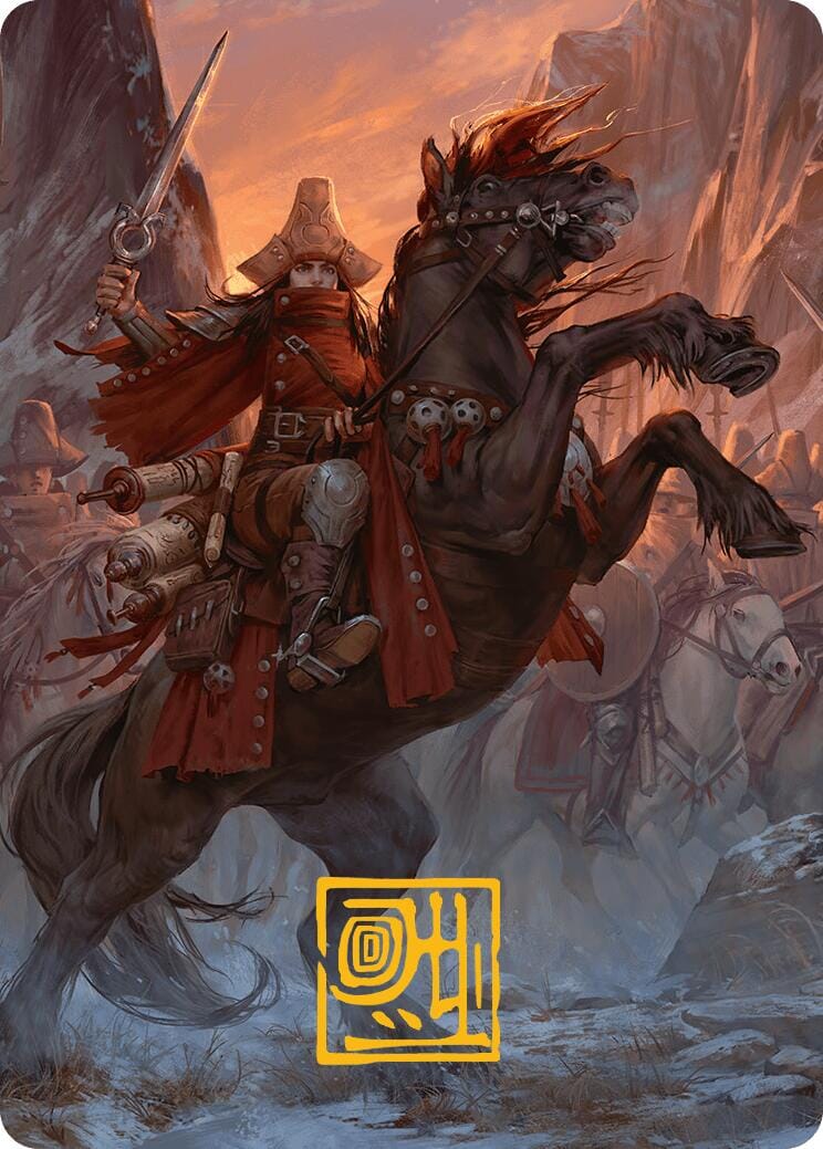 Zealous Conscripts (Gold-Stamped Signature) [Innistrad Remastered Art Series] MTG Single Magic: The Gathering  | Multizone: Comics And Games