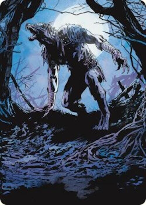 Krallenhorde Howler Art Card [Innistrad Remastered Art Series] MTG Single Magic: The Gathering  | Multizone: Comics And Games