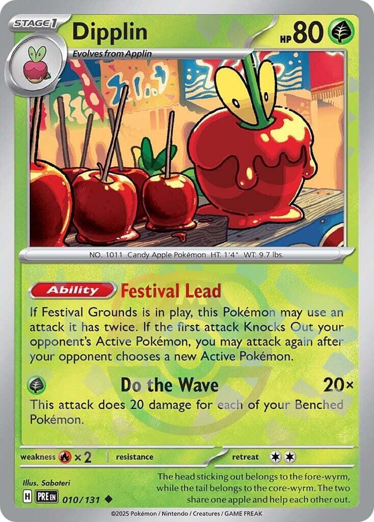 Dipplin (010/131) (Master Ball Pattern) [Scarlet & Violet: Prismatic Evolutions] Pokemon Single Pokémon  | Multizone: Comics And Games