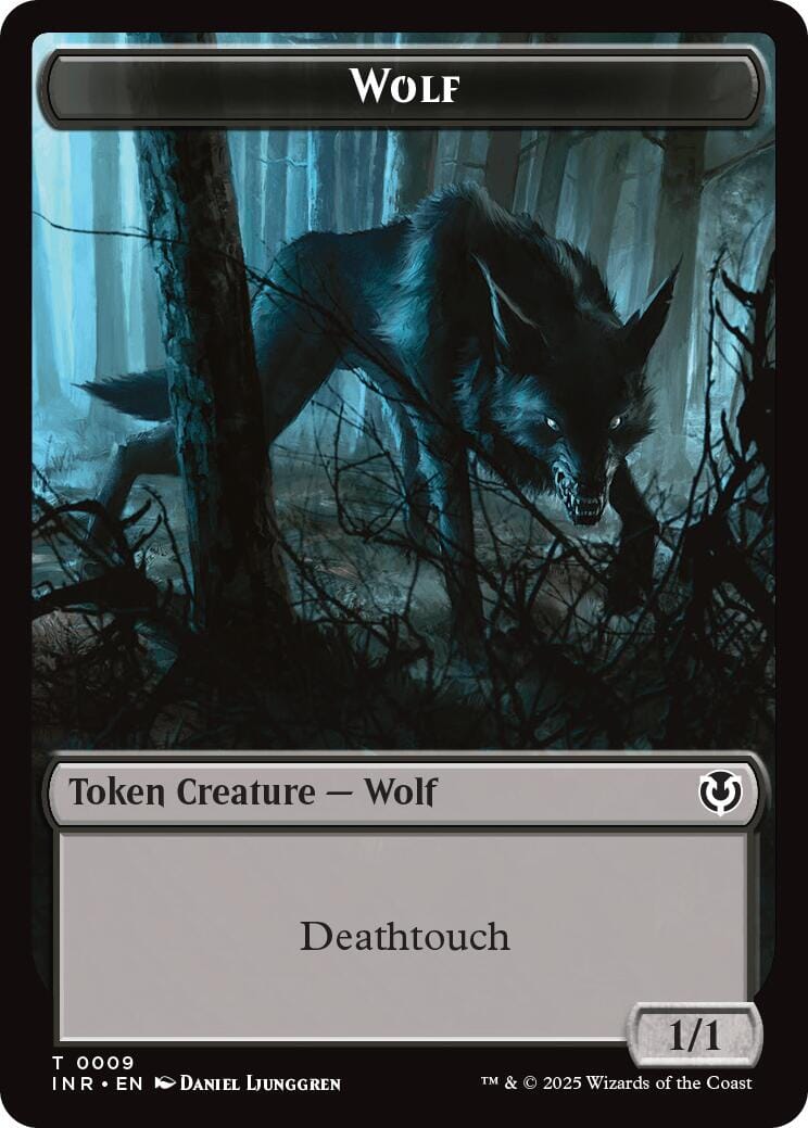 Wolf (0009) // Wolf (0018) Double-Sided Token [Innistrad Remastered Tokens] MTG Single Magic: The Gathering  | Multizone: Comics And Games