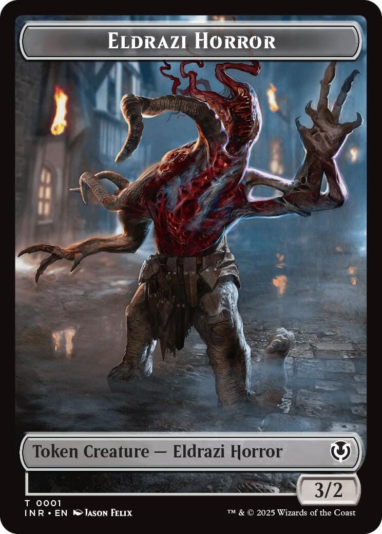Clue // Eldrazi Horror Double-Sided Token [Innistrad Remastered Tokens] MTG Single Magic: The Gathering  | Multizone: Comics And Games