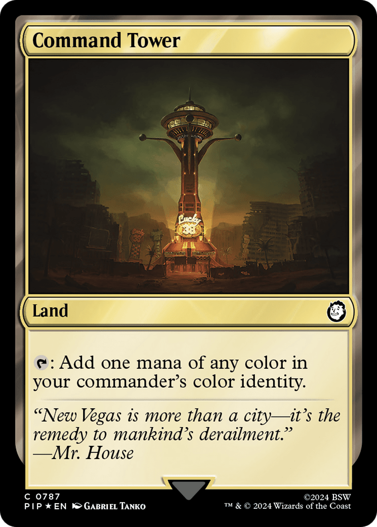 Command Tower (Surge Foil) [Fallout] MTG Single Magic: The Gathering  | Multizone: Comics And Games