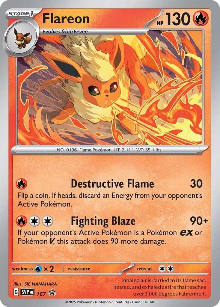 Flareon (SVP167) [Scarlet & Violet: Black Star Promos] Pokemon Single Pokémon  | Multizone: Comics And Games