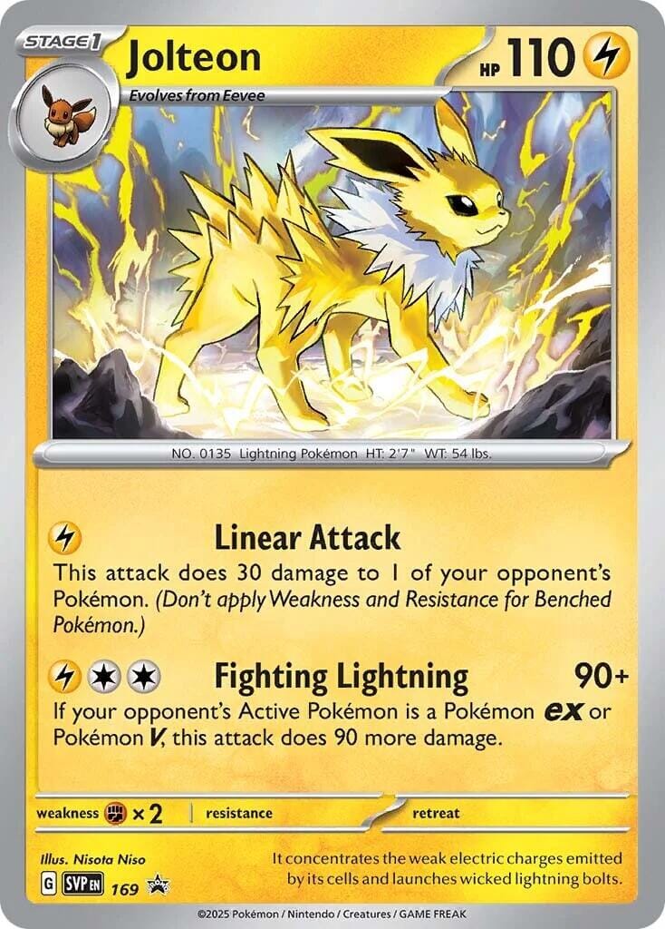 Jolteon (SVP169) [Scarlet & Violet: Black Star Promos] Pokemon Single Pokémon  | Multizone: Comics And Games