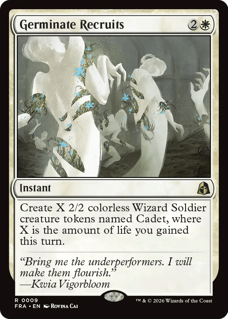 Germinate Recruits [Reality Fracture] MTG Single Magic: The Gathering  | Multizone: Comics And Games