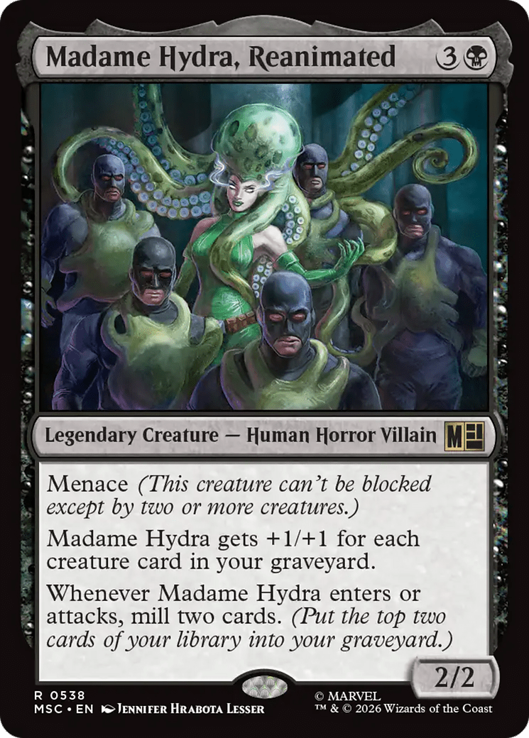 Madame Hydra, Reanimated [Marvel Super Heroes Commander] MTG Single Magic: The Gathering  | Multizone: Comics And Games