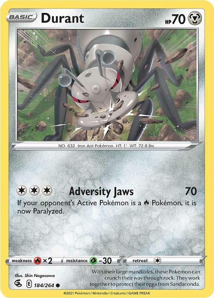 Durant (184/264) [Sword & Shield: Fusion Strike] Pokemon Single Pokémon  | Multizone: Comics And Games