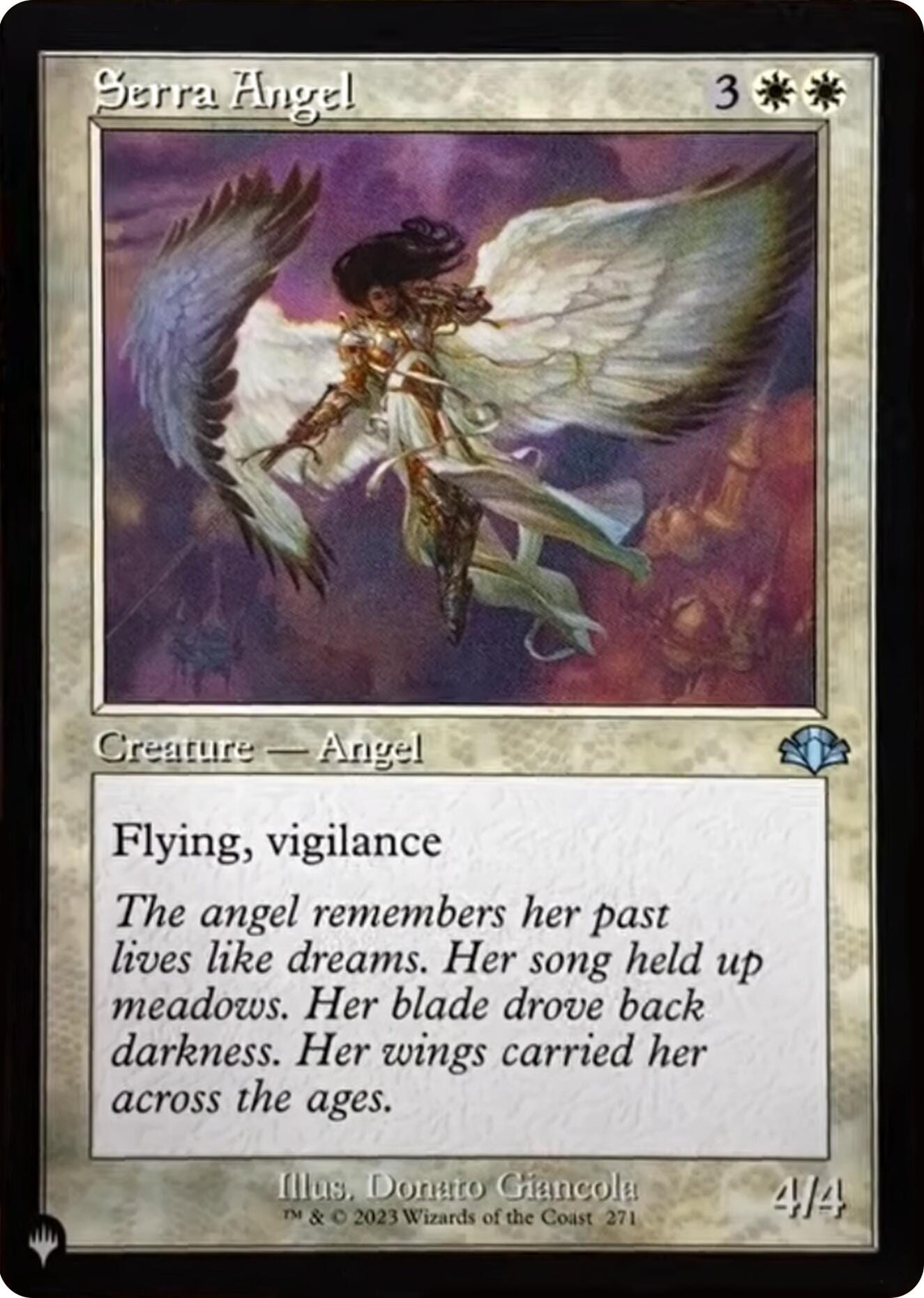 Serra Angel (Retro Frame) [The List] MTG Single Magic: The Gathering  | Multizone: Comics And Games