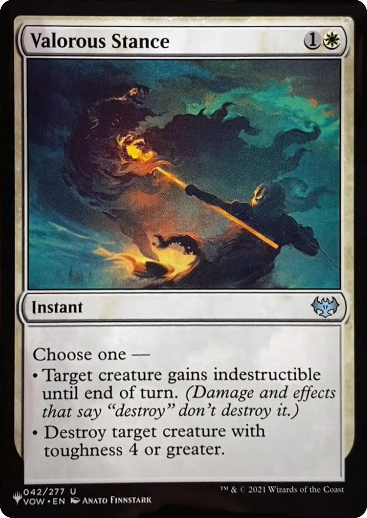 Valorous Stance (VOW) [The List] MTG Single Magic: The Gathering  | Multizone: Comics And Games