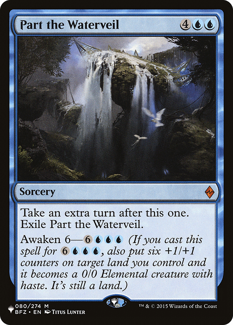Part the Waterveil [The List] MTG Single Magic: The Gathering  | Multizone: Comics And Games