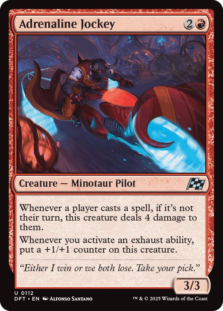 Adrenaline Jockey [Aetherdrift] MTG Single Magic: The Gathering  | Multizone: Comics And Games