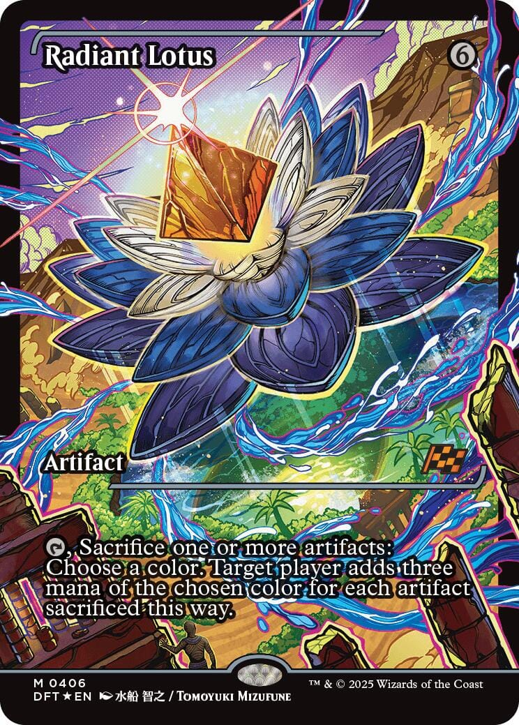 Radiant Lotus (Showcase) (Japanese) [Aetherdrift] MTG Single Magic: The Gathering  | Multizone: Comics And Games