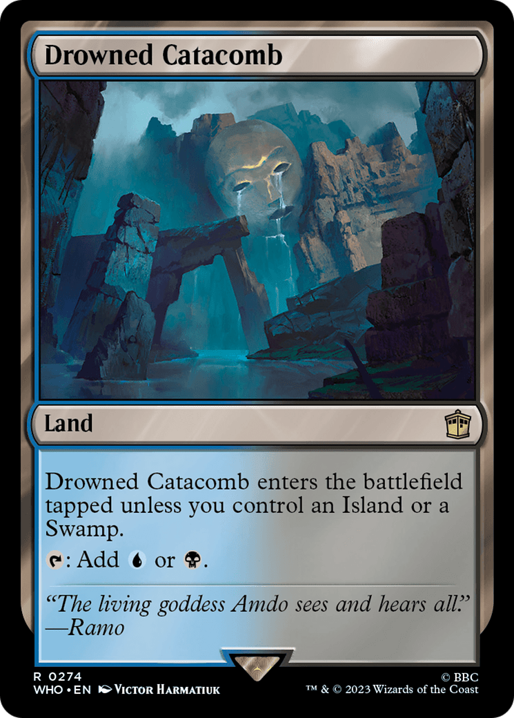 Drowned Catacomb [Doctor Who] MTG Single Magic: The Gathering  | Multizone: Comics And Games