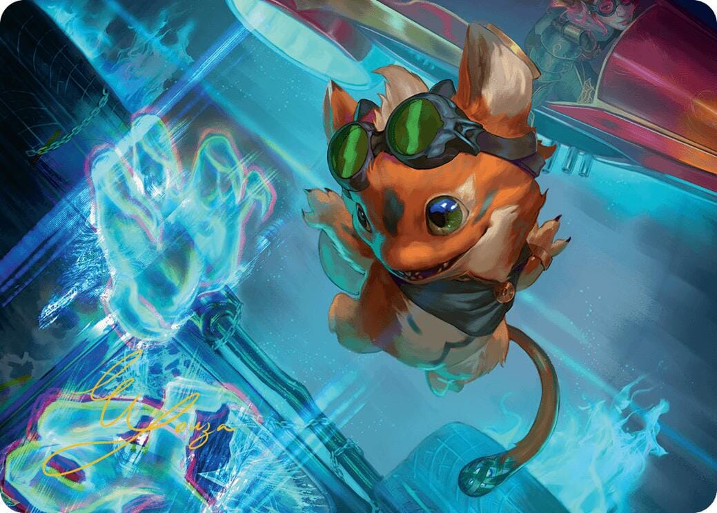 Loot, the Pathfinder Art Card (Gold-Stamped Signature) [Aetherdrift Art Series] MTG Single Magic: The Gathering  | Multizone: Comics And Games