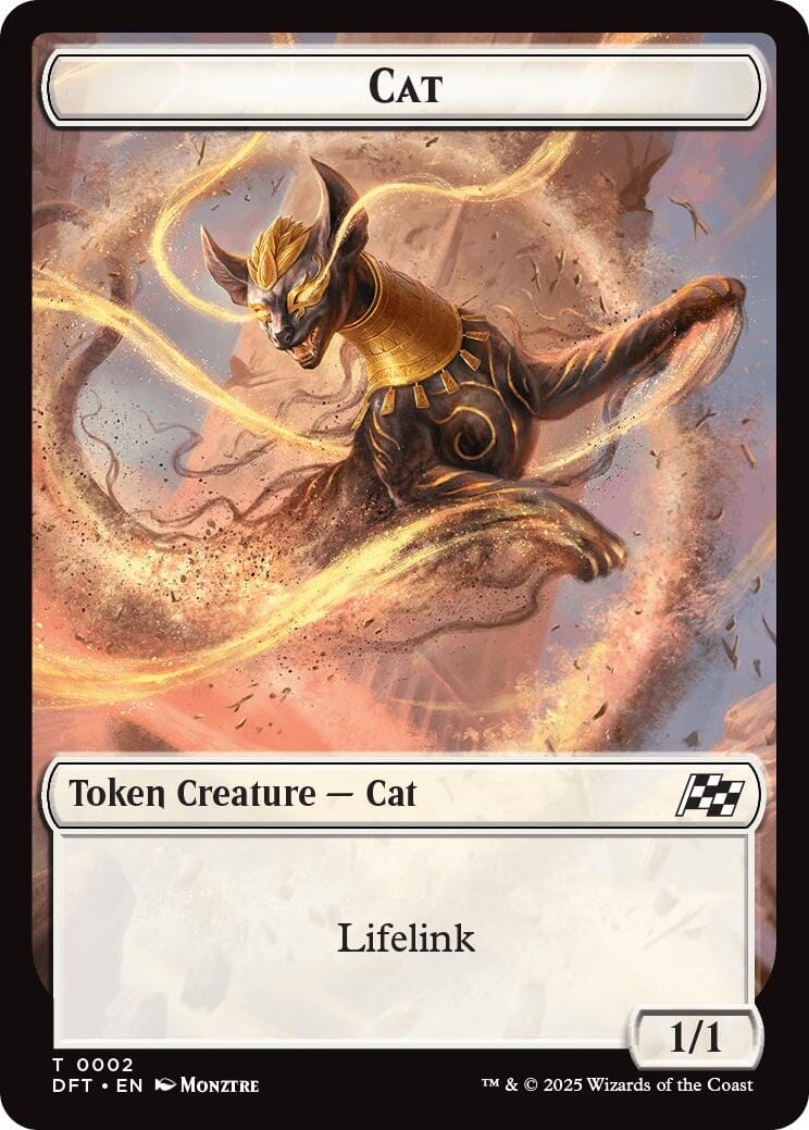 Cat // Thopter (0010) Double-Sided Token [Aetherdrift Tokens] MTG Single Magic: The Gathering  | Multizone: Comics And Games