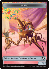 Servo // Thopter (0009) Double-Sided Token [Aetherdrift Tokens] MTG Single Magic: The Gathering  | Multizone: Comics And Games