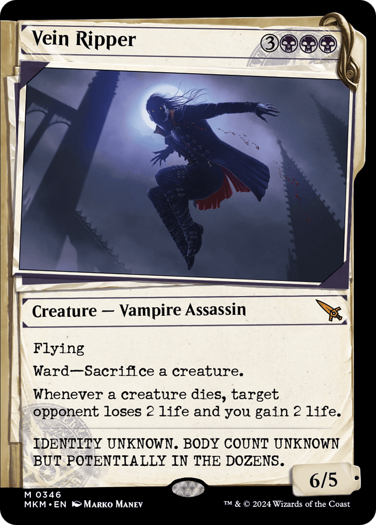 Vein Ripper (Showcase) [Murders at Karlov Manor] MTG Single Magic: The Gathering  | Multizone: Comics And Games