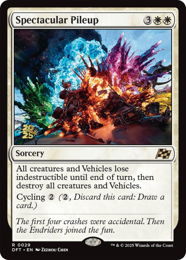 Spectacular Pileup [Aetherdrift Prerelease Promos] MTG Single Magic: The Gathering  | Multizone: Comics And Games