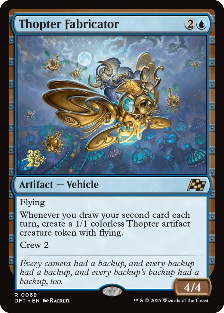 Thopter Fabricator [Aetherdrift Prerelease Promos] MTG Single Magic: The Gathering  | Multizone: Comics And Games