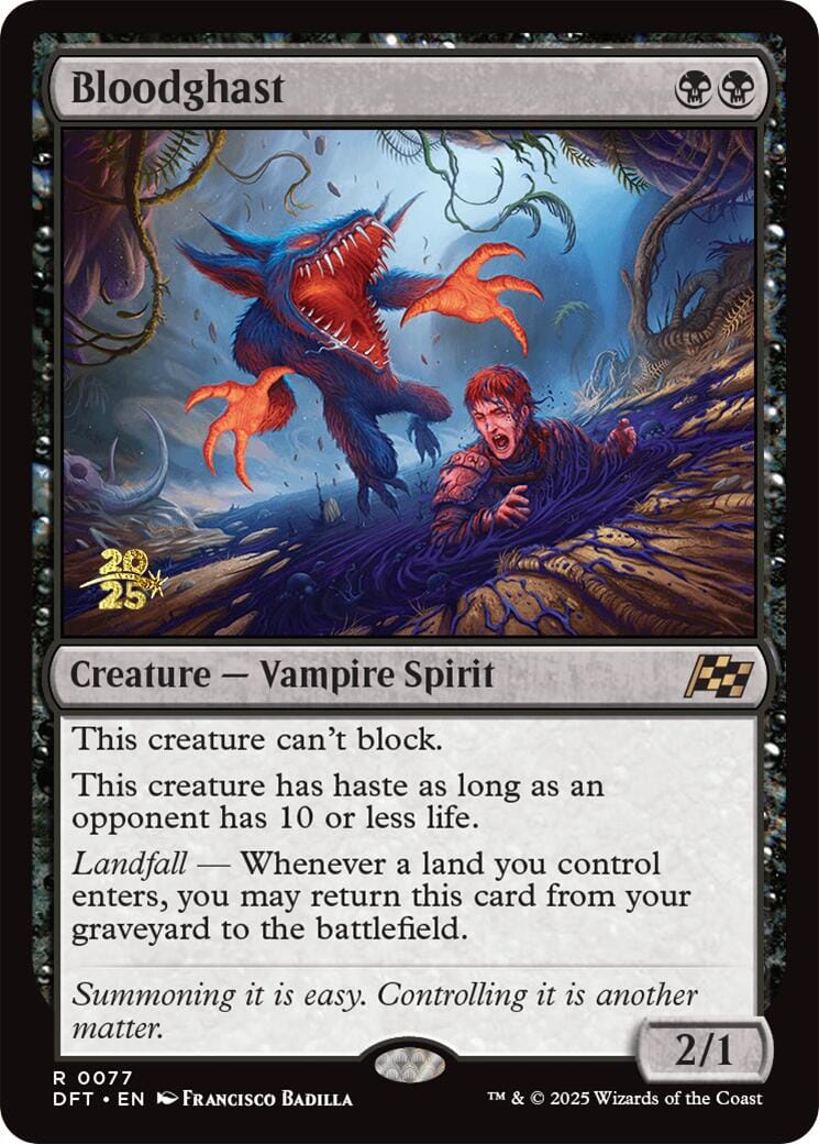 Bloodghast [Aetherdrift Prerelease Promos] MTG Single Magic: The Gathering  | Multizone: Comics And Games