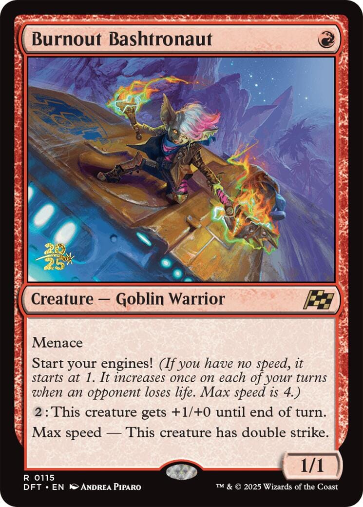 Burnout Bashtronaut [Aetherdrift Prerelease Promos] MTG Single Magic: The Gathering  | Multizone: Comics And Games