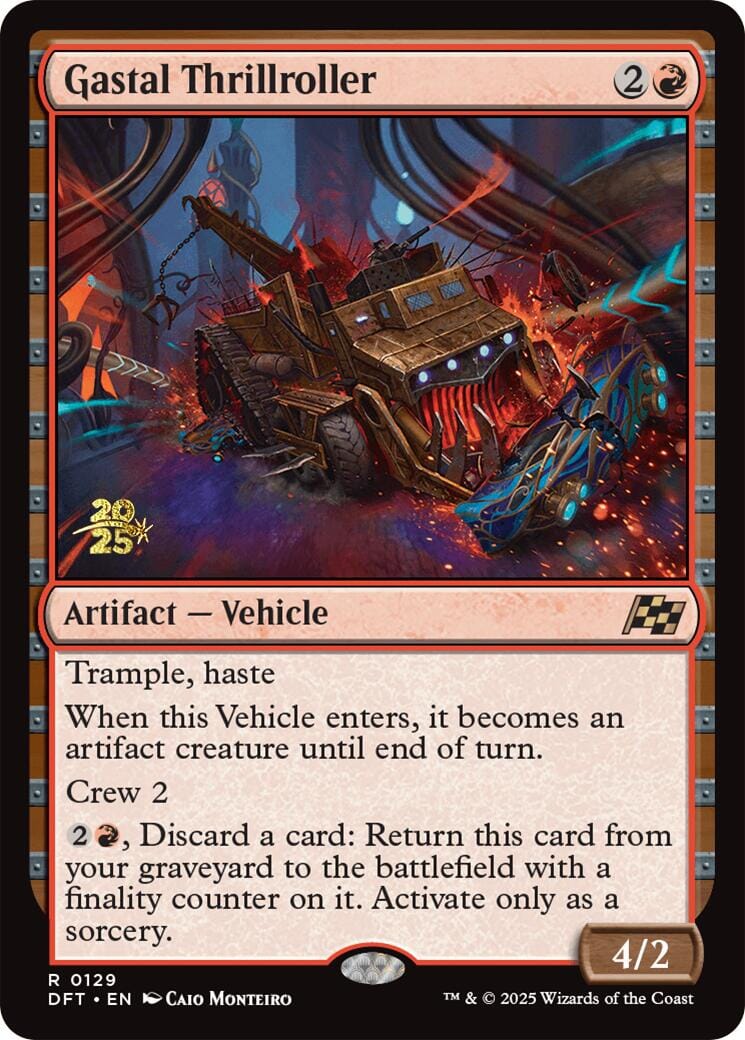 Gastal Thrillroller [Aetherdrift Prerelease Promos] MTG Single Magic: The Gathering  | Multizone: Comics And Games