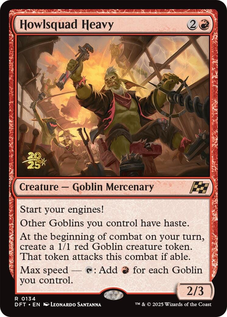 Howlsquad Heavy [Aetherdrift Prerelease Promos] MTG Single Magic: The Gathering  | Multizone: Comics And Games