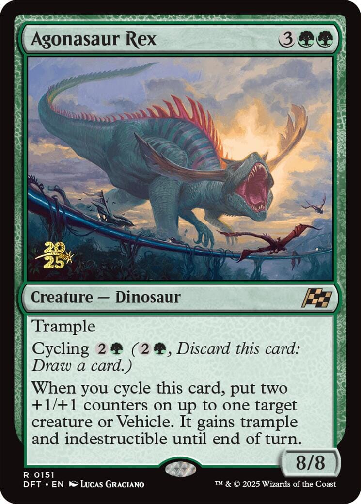 Agonasaur Rex [Aetherdrift Prerelease Promos] MTG Single Magic: The Gathering  | Multizone: Comics And Games