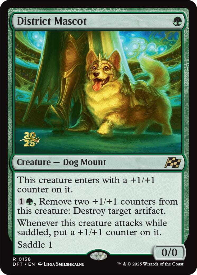 District Mascot [Aetherdrift Prerelease Promos] MTG Single Magic: The Gathering  | Multizone: Comics And Games