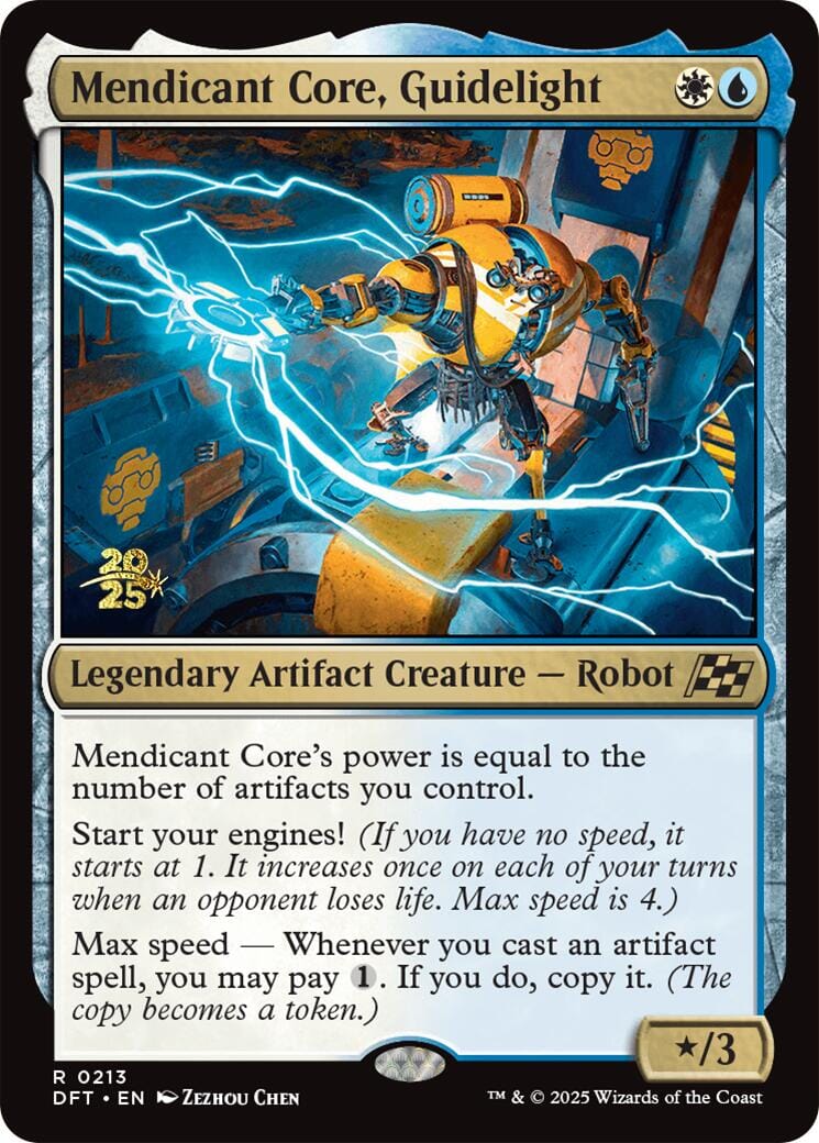 Mendicant Core, Guidelight [Aetherdrift Prerelease Promos] MTG Single Magic: The Gathering  | Multizone: Comics And Games