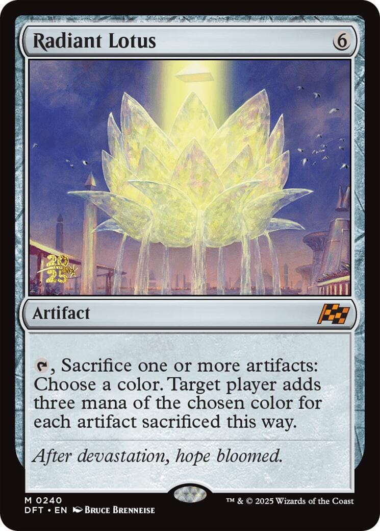 Radiant Lotus [Aetherdrift Prerelease Promos] MTG Single Magic: The Gathering  | Multizone: Comics And Games