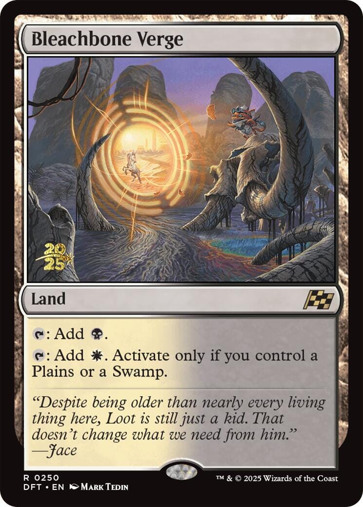 Bleachbone Verge [Aetherdrift Prerelease Promos] MTG Single Magic: The Gathering  | Multizone: Comics And Games