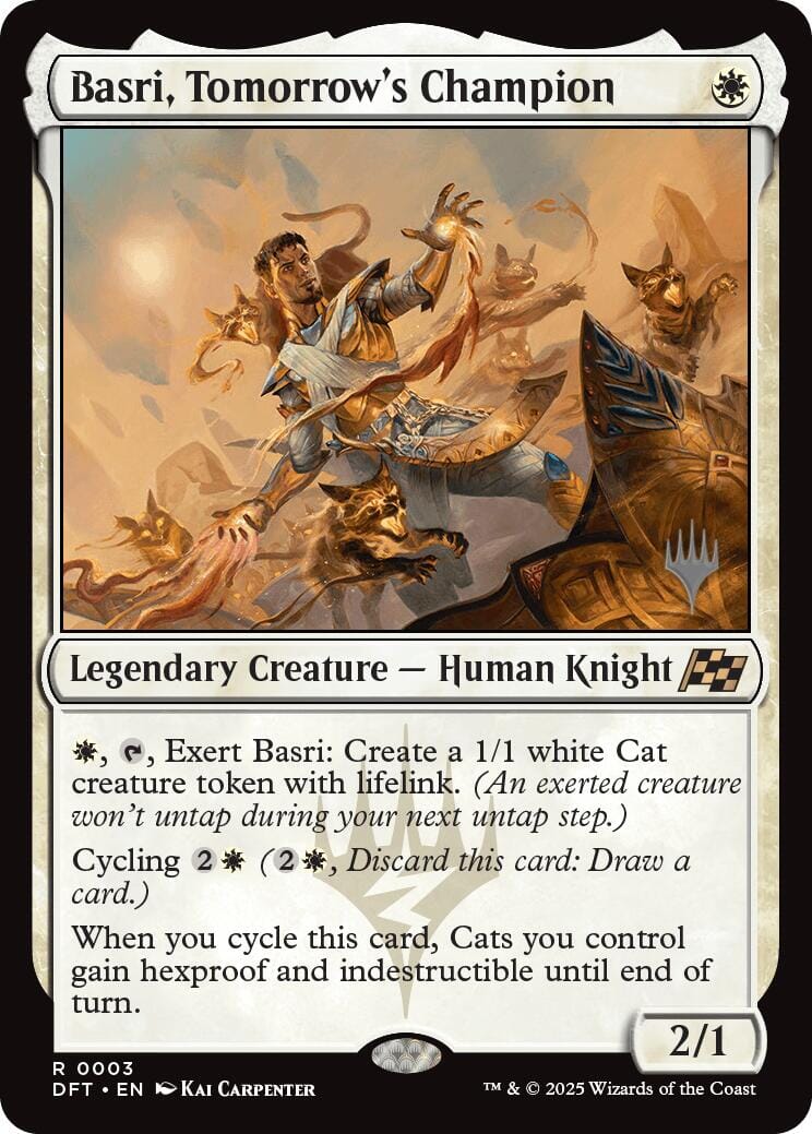 Basri, Tomorrow's Champion (Promo Pack) [Aetherdrift Promos] MTG Single Magic: The Gathering  | Multizone: Comics And Games