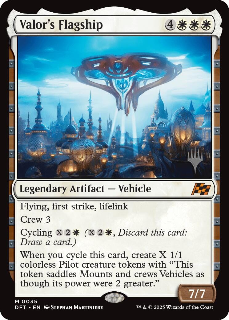 Valor's Flagship (Promo Pack) [Aetherdrift Promos] MTG Single Magic: The Gathering  | Multizone: Comics And Games