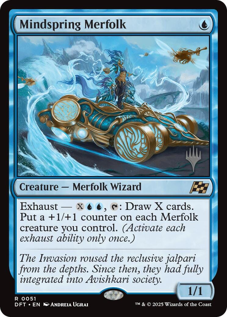Mindspring Merfolk (Promo Pack) [Aetherdrift Promos] MTG Single Magic: The Gathering  | Multizone: Comics And Games