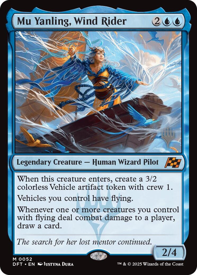 Mu Yanling, Wind Rider (Promo Pack) [Aetherdrift Promos] MTG Single Magic: The Gathering  | Multizone: Comics And Games