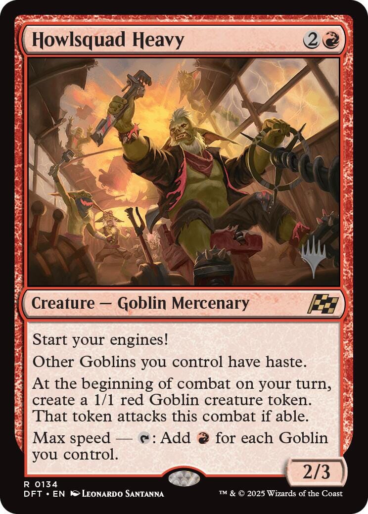 Howlsquad Heavy (Promo Pack) [Aetherdrift Promos] MTG Single Magic: The Gathering  | Multizone: Comics And Games
