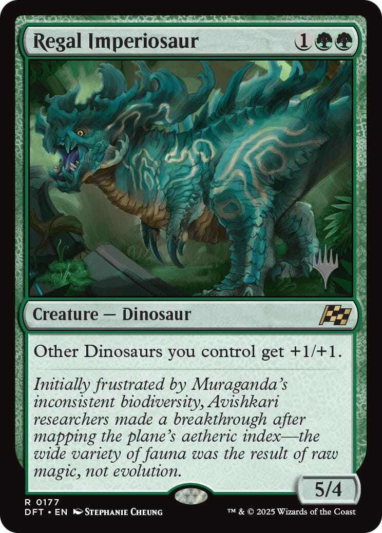 Regal Imperiosaur (Promo Pack) [Aetherdrift Promos] MTG Single Magic: The Gathering  | Multizone: Comics And Games