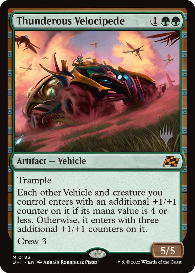 Thunderous Velocipede (Promo Pack) [Aetherdrift Promos] MTG Single Magic: The Gathering  | Multizone: Comics And Games