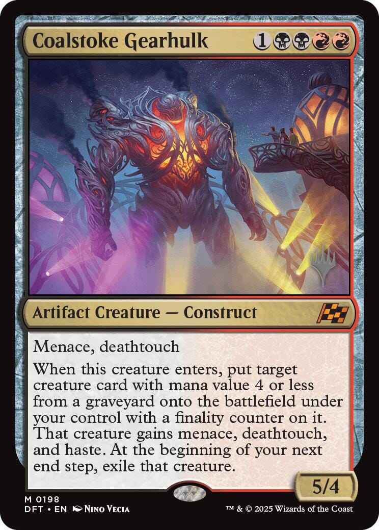 Coalstoke Gearhulk (Promo Pack) [Aetherdrift Promos] MTG Single Magic: The Gathering  | Multizone: Comics And Games