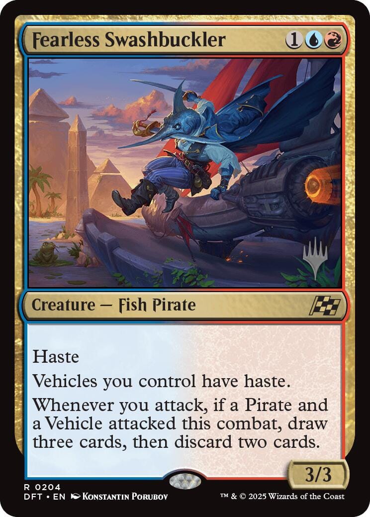 Fearless Swashbuckler (Promo Pack) [Aetherdrift Promos] MTG Single Magic: The Gathering  | Multizone: Comics And Games