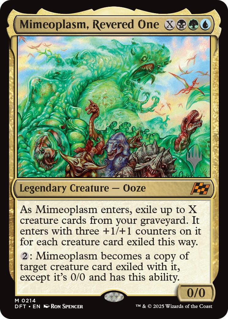 Mimeoplasm, Revered One (Promo Pack) [Aetherdrift Promos] MTG Single Magic: The Gathering  | Multizone: Comics And Games