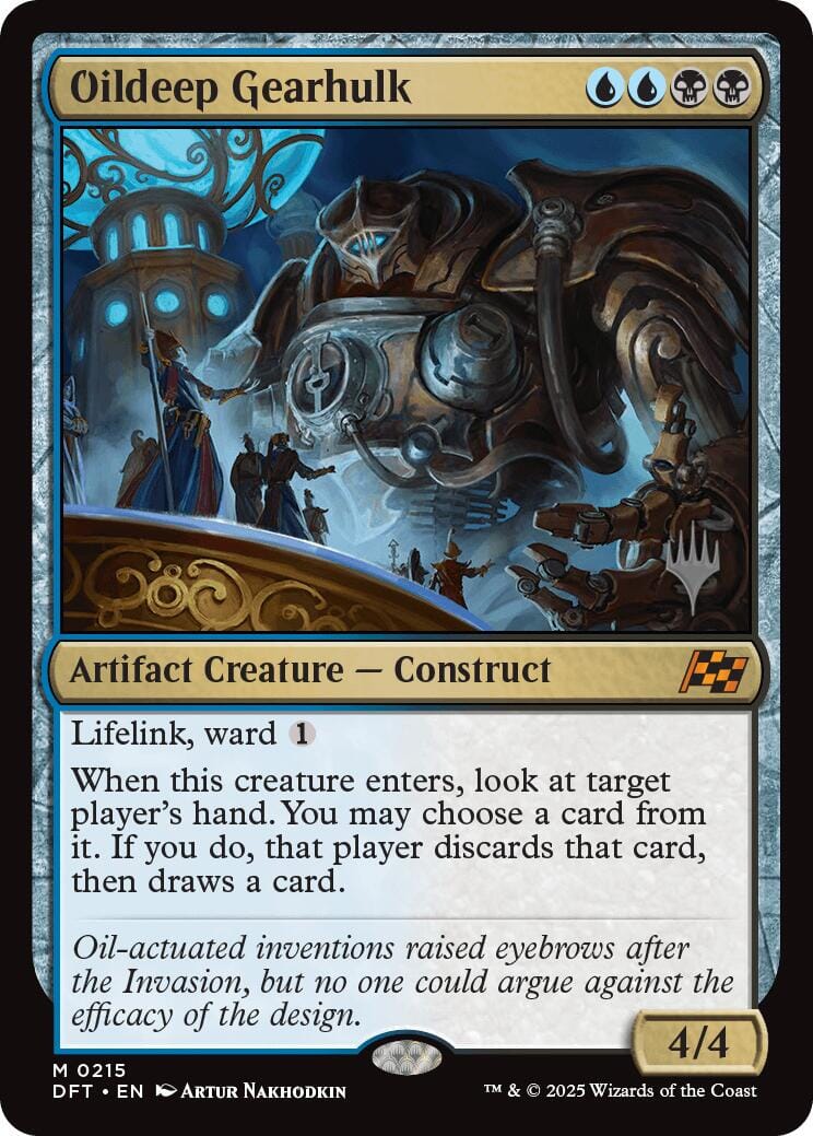Oildeep Gearhulk (Promo Pack) [Aetherdrift Promos] MTG Single Magic: The Gathering  | Multizone: Comics And Games