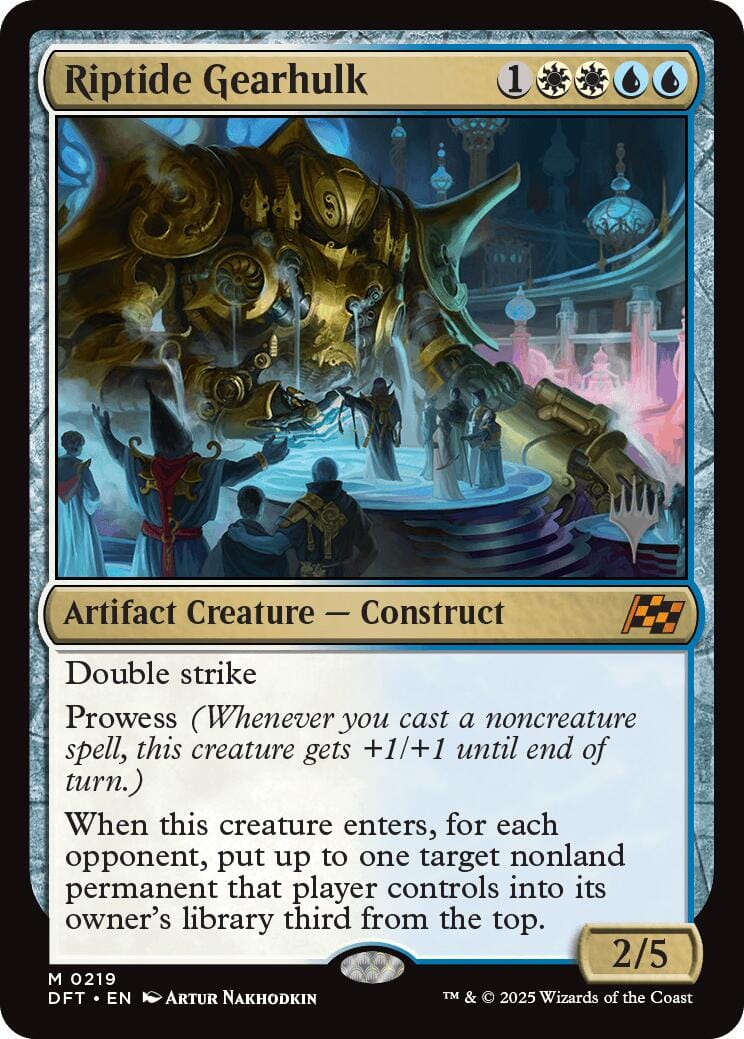 Riptide Gearhulk (Promo Pack) [Aetherdrift Promos] MTG Single Magic: The Gathering  | Multizone: Comics And Games