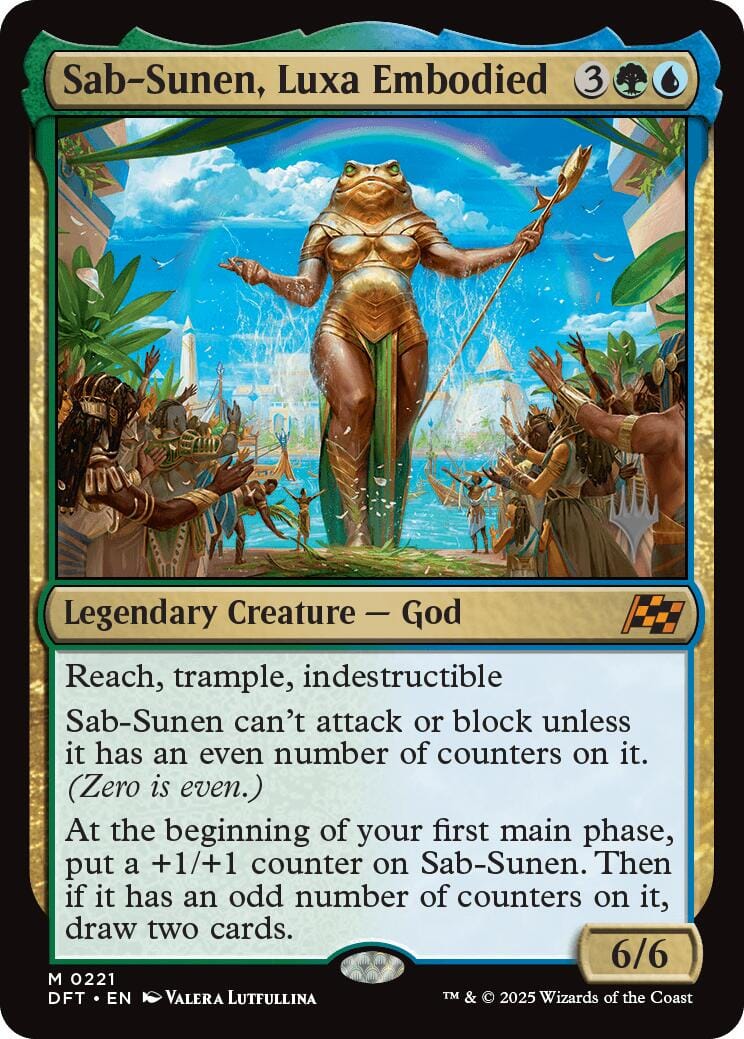Sab-Sunen, Luxa Embodied (Promo Pack) [Aetherdrift Promos] MTG Single Magic: The Gathering  | Multizone: Comics And Games