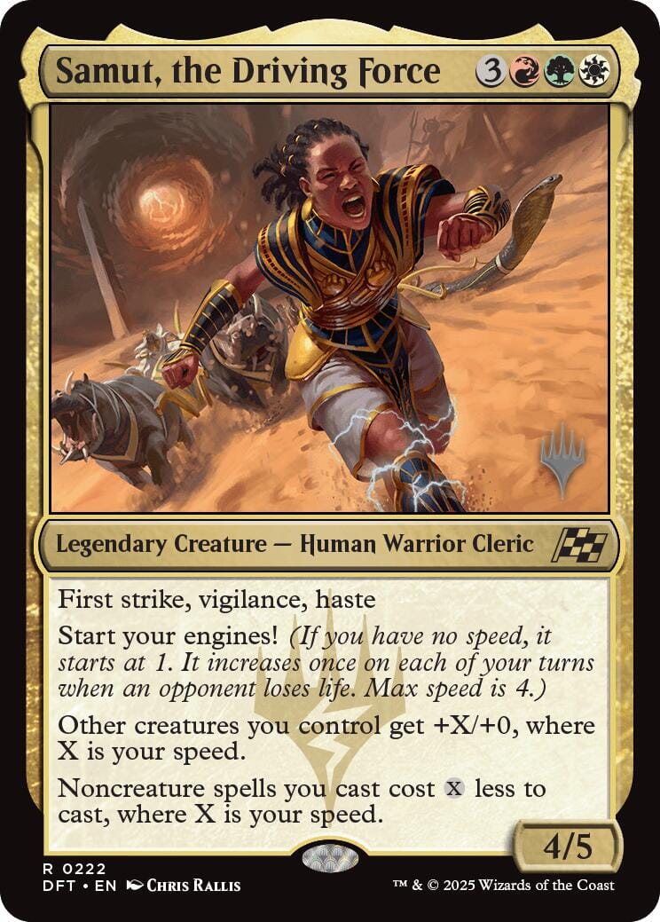 Samut, the Driving Force (Promo Pack) [Aetherdrift Promos] MTG Single Magic: The Gathering  | Multizone: Comics And Games